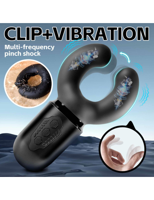 CARL Penis Massager – Dual Action Clamp Vibrator