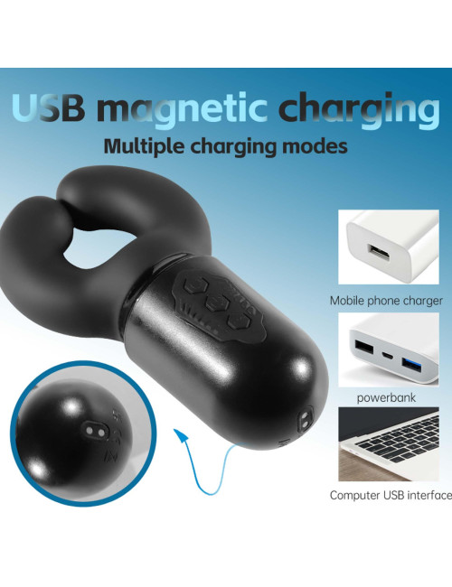 CARL Penis Massager – Dual Action Clamp Vibrator