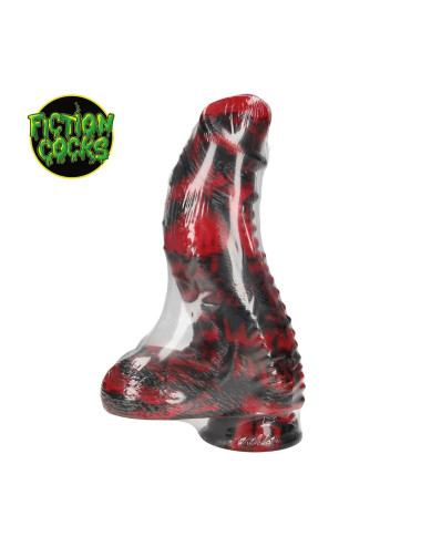Dark Lycan Spawn - Silicone Dildo - Red/Black