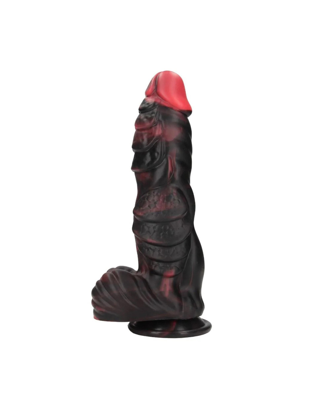 Infernal Demon - Silicone Dildo - Red/Black