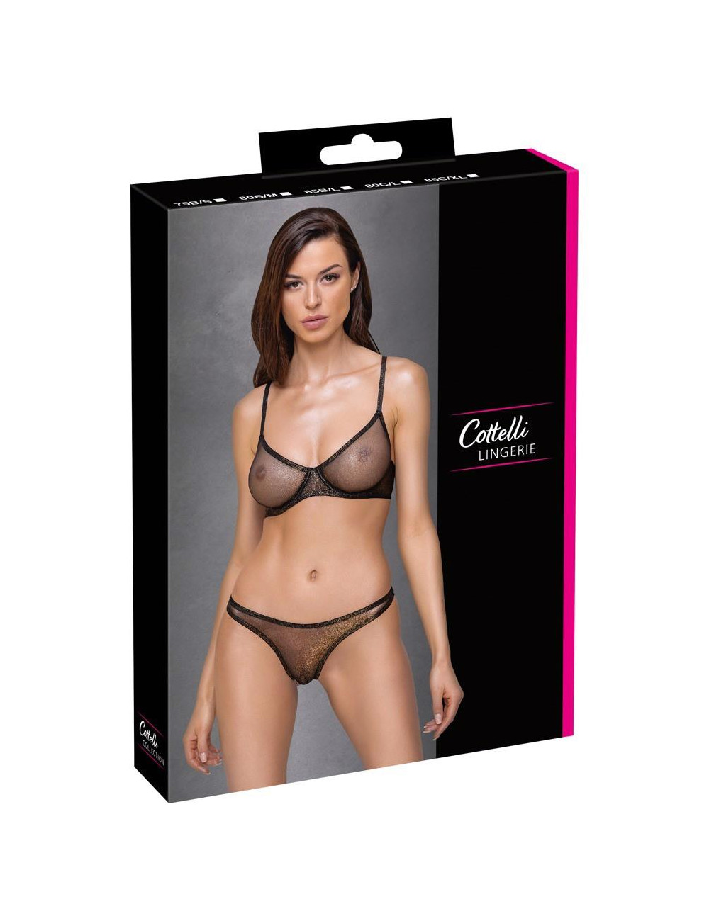 Cottelli LINGERIE Kompleksowy Zestaw Bielizny 75B/S