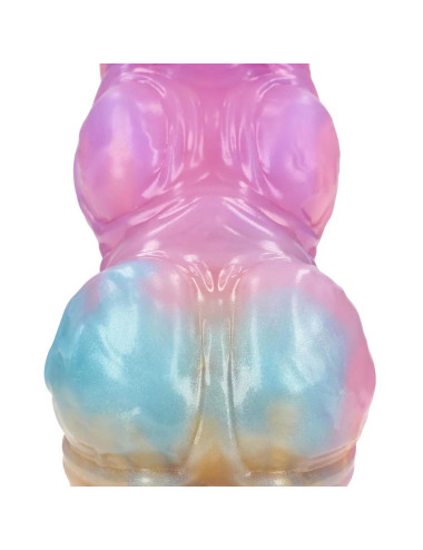 Rainbow Invader - Silicone Dildo - Rainbow