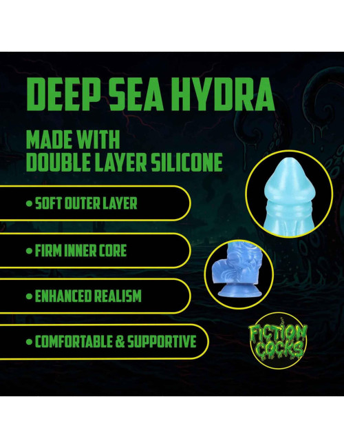 Deep Sea Hydra - Silicone Dildo - Blue
