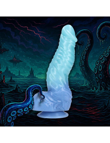 Deep Sea Hydra - Silicone Dildo - Blue