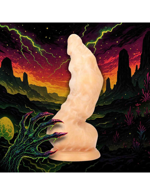Fiction Cocks Golden Alien Invader Silikonowe Dildo Golden