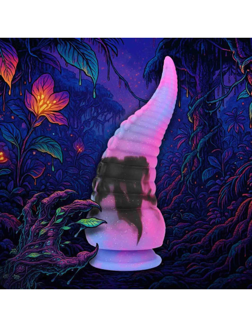 Deep Riser - Silicone Dildo - Purple