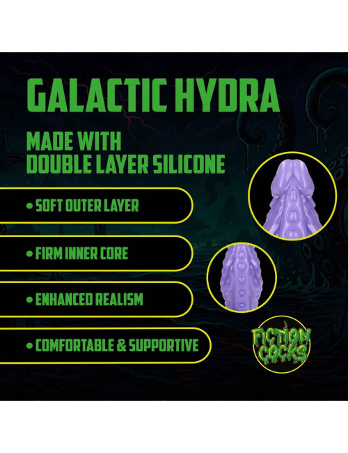 Galactic Hydra - Silicone Dildo - Purple/Blue