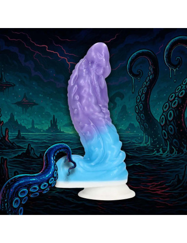 Galactic Hydra - Silicone Dildo - Purple/Blue