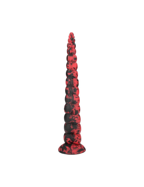 Infernal Tentacle Demon - Anal Snake - 14.8" / 37,5 cm - Red/Black