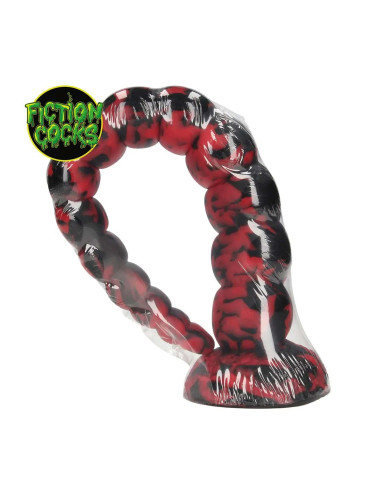 Infernal Tentacle Demon - Anal Snake - 14.8" / 37,5 cm - Red/Black