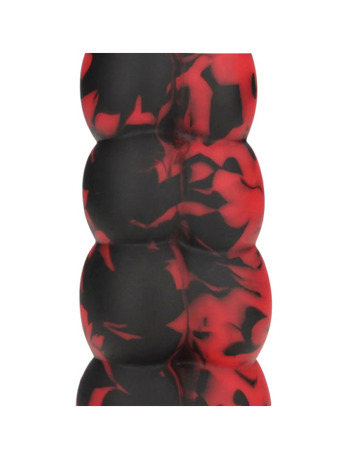 Infernal Tentacle Demon - Anal Snake - 14.8" / 37,5 cm - Red/Black