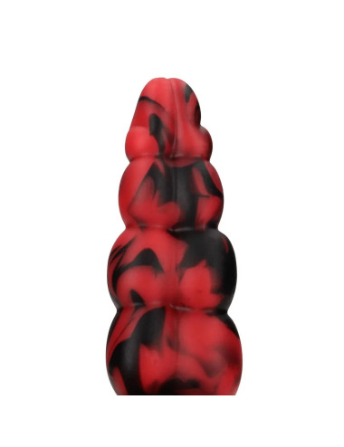 Infernal Tentacle Demon - Anal Snake - 14.8" / 37,5 cm - Red/Black