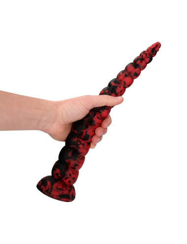 Infernal Tentacle Demon - Anal Snake - 14.8" / 37,5 cm - Red/Black