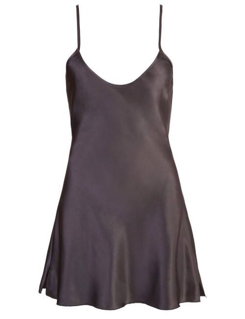 Cottelli LINGERIE Satynowa Koszulka Nocna Black S
