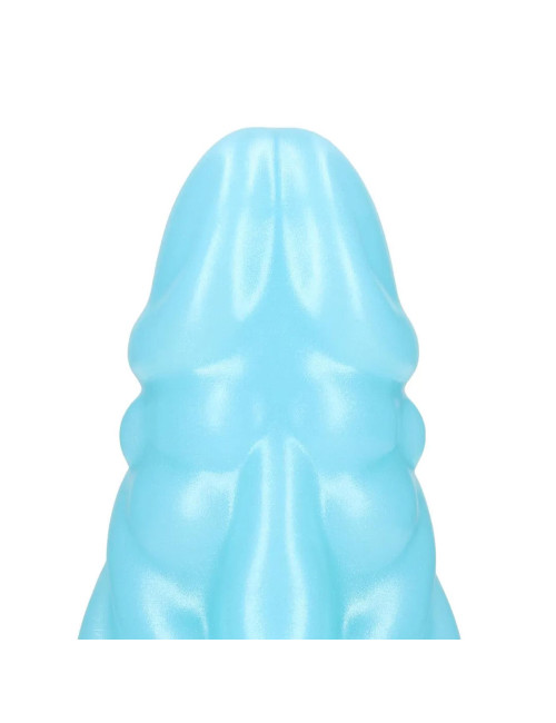 Vein Master - Silicone Dildo - Blue/White