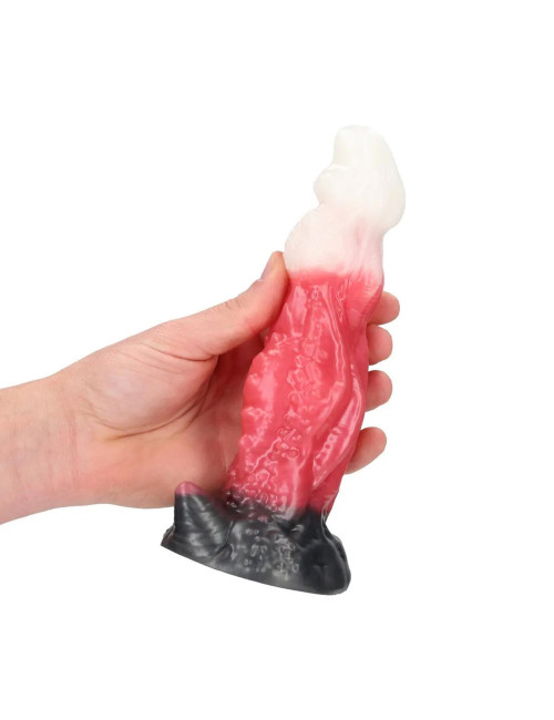 Fiction Cocks Space Night Fiend Silikonowy Dildo Red/White