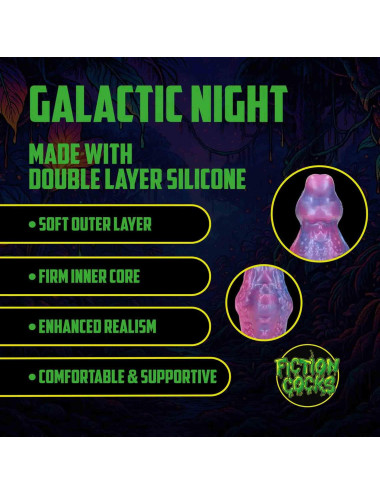 Galactic Night Fiend - Silicone Dildo - Purple