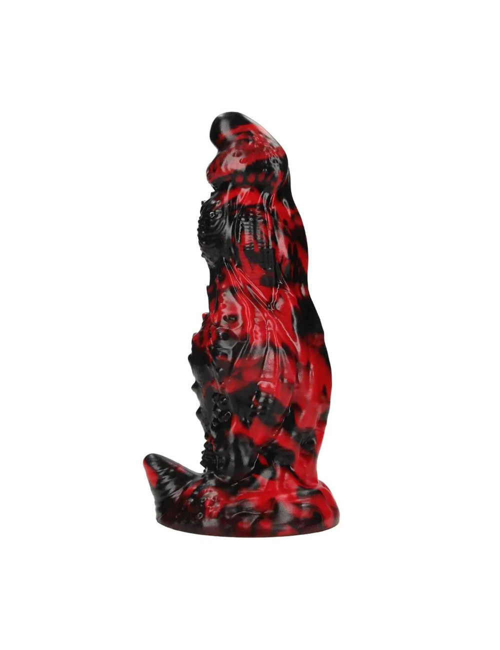 Hell Night Fiend - Silicone Dildo - Red/Black