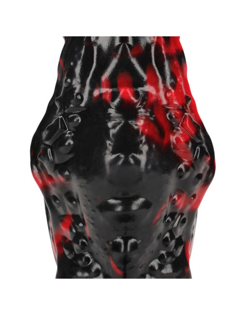 Hell Night Fiend - Silicone Dildo - Red/Black