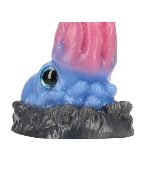 Kraken's Lick - Silicone Dildo - Blue/Red