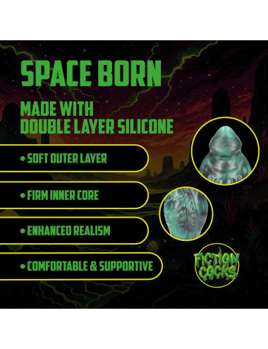 Space Born - Egg Plug - Green/Black