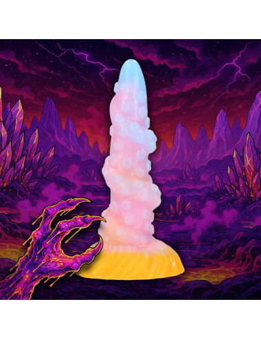 Rainbow Kraken - Silicone Butt Plug - Rainbow