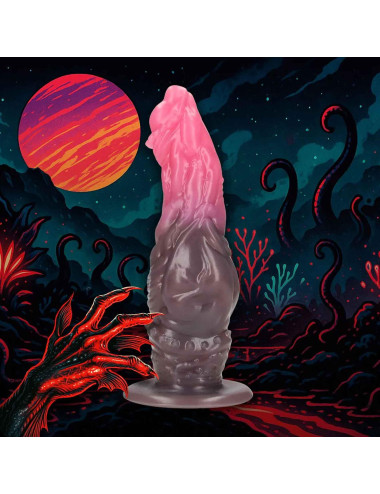 Hellspawn - Silicone Dildo - Red/Black