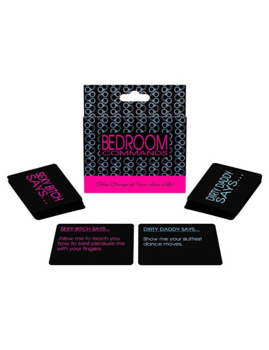 BEDROOM COMMANDS CARD GAME