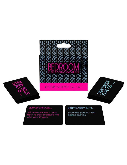 BEDROOM COMMANDS CARD GAME