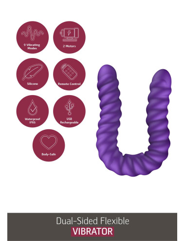 Dual-Sided Flexible Vibrator