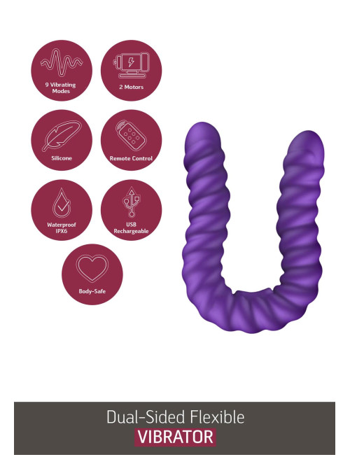 Dual-Sided Flexible Vibrator