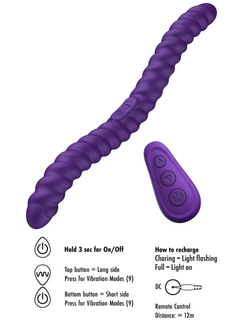 Dual-Sided Flexible Vibrator