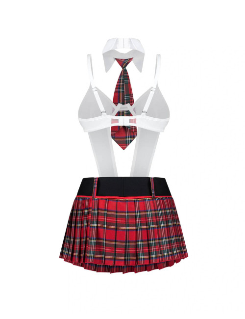 Obsessive College Girl Kostium 5-częściowy L/XL