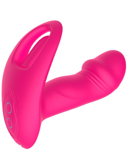 Flicking wearable vibrator