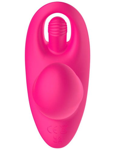 Flicking wearable vibrator