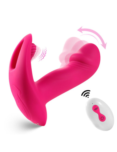 Flicking wearable vibrator