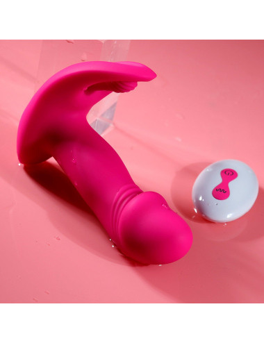 Flicking wearable vibrator