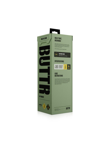 BUTTR - Double Ribbed Butt Plug - 26cm