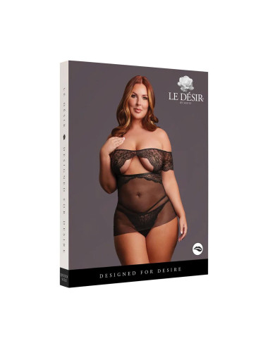 Olympia - Babydoll - Queen Size - Black