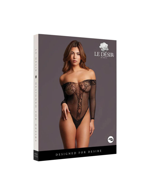 Le Désir Matilda Koronkowe Body Czarne One Size