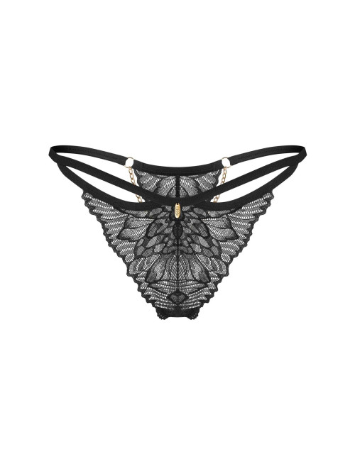 Obsessive Matildea Black - czarne stringi S/M
