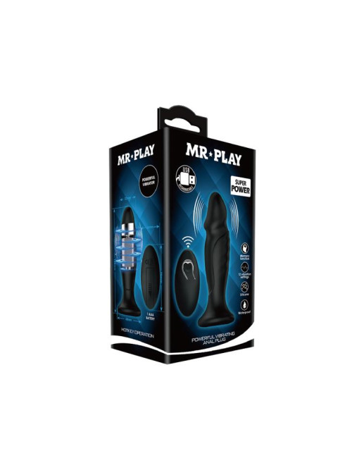 MR PLAY - POWERFULL VIBRATING Anal Plug
