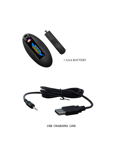 MR PLAY - VIBRATING ANAL PLUG 4 vibrations 4 thrusting Remote Control