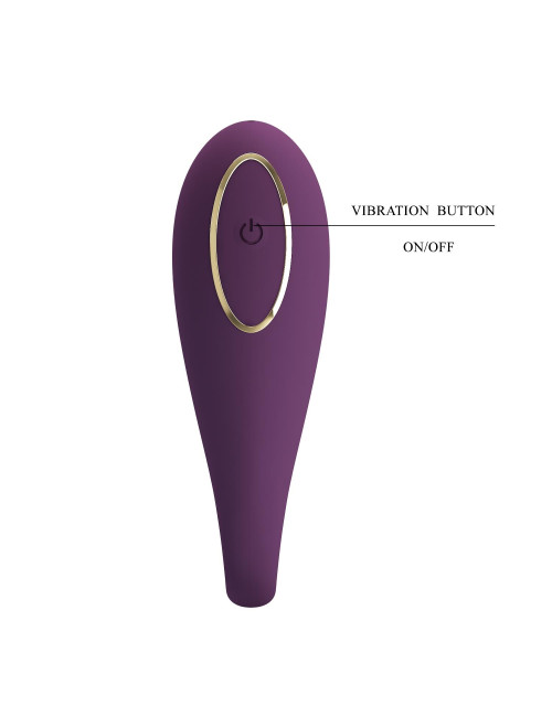 PRETTY LOVE - August, Mobile APP Long-distance Control 12 vibration functions, ABS Silicone, USB rechargeable