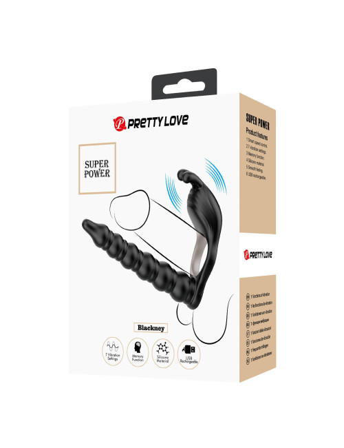 PRETTY LOVE - Blackney black, 7 vibration functions Memory function