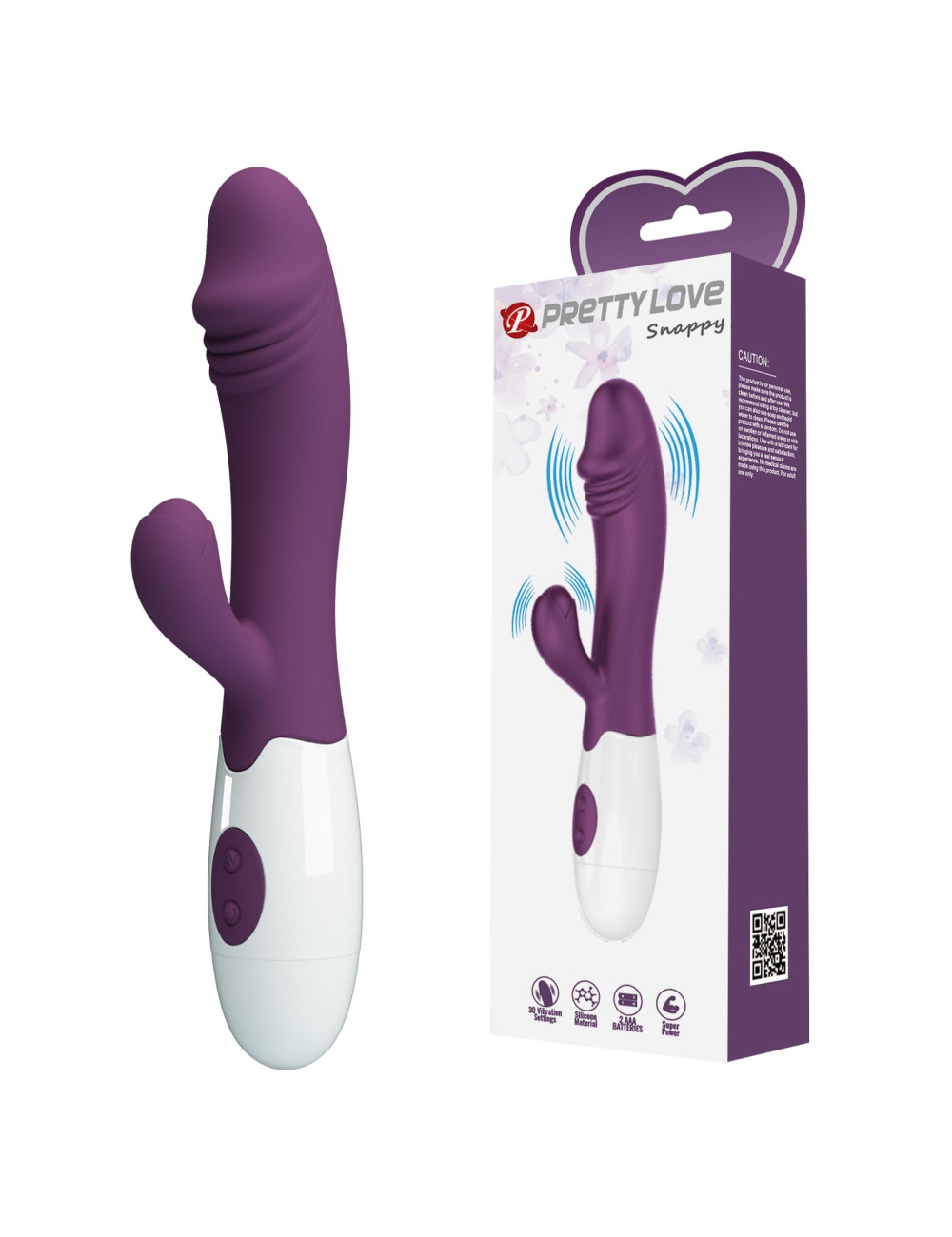Pretty Love Snappy Dark Purple - 30 funkcji wibracji