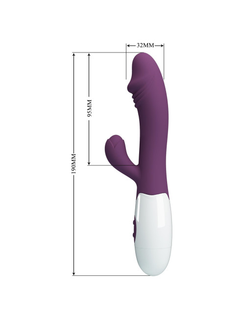 Pretty Love Snappy Dark Purple - 30 funkcji wibracji