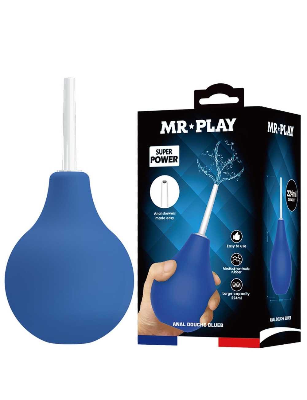MR PLAY - ANAL DOUCHE BLUEB (224 ml)