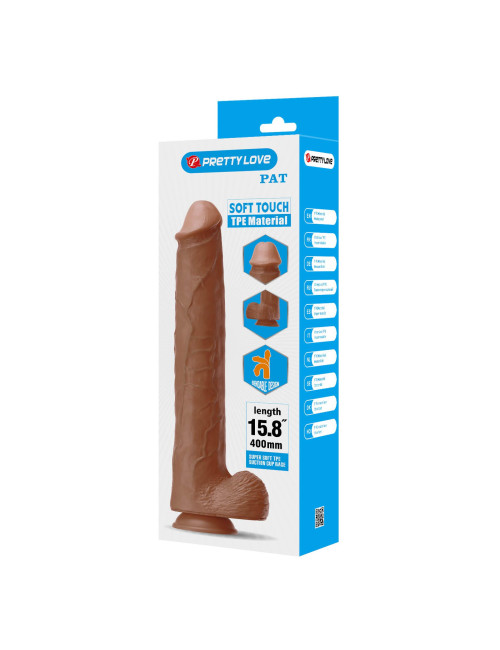 Pretty Love Pat XXL - realistyczny, elastyczny dildo w rozmiarze XXL
