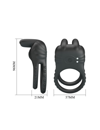 Pretty Love Sini Vibrating Rabbit Penis Ring